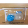 Toilettas transparant met inhoud 37711