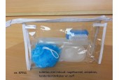 Trousse de toilette transparente avec contenu 37711