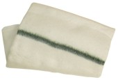 Serpillère tissée rayure verte environ 60x70 cm paquet de 10 coton