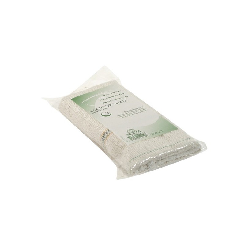 Vaatdoek wafel ca. 35x42 cm set à 2