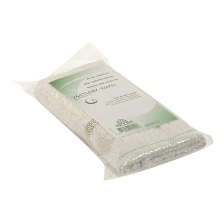 Vaatdoek wafel ca. 35x42 cm set à 2