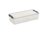 Sunware Q-line Boîte de rangement 6,5 litres transparent 48,5x19x10,5 cm