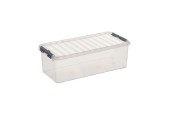 Sunware Q-line box 9.5 liter transparant 48,5x19x14,7 cm