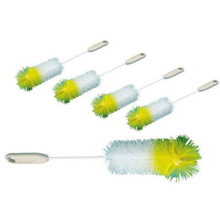Brosse à bouteille/nettoyant pour bec verseur 1/2L 35x5cm paquet de 10 pièces