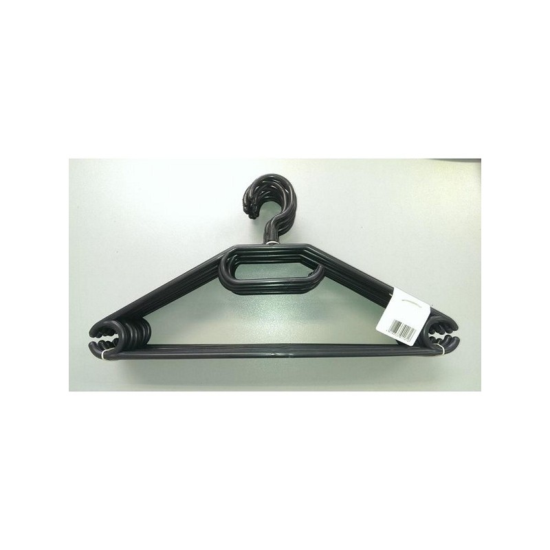 Cintres cintres en plastique 41cm noir paquet de 10 pièces