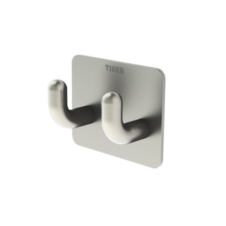 Tiger Pinky Double Plakhaak RVS 50x40x25mm