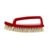 Ensemble de brosses à chaussures en poils de porc en plastique, couleurs assorties
