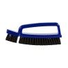 Ensemble de brosses à chaussures en poils de porc noirs, plastique, couleurs assorties