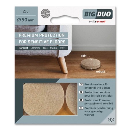 Patin feutre Big Duo 50 mm 4 pcs