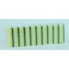 Schuurspons ca. 100x70x28 mm à 10 geel / groen