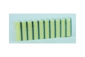 Schuurspons ca. 100x70x28 mm à 10 geel / groen