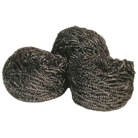 Eponge de nettoyage inox 60 grammes paquet de 10