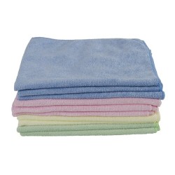 Microvezeldoek gebreid ca. 240-grams set à 10 ca. 40x38 cm assorti kleur