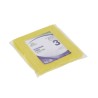 Torchon viscose environ 125 grammes environ 38x40 cm jaune lot de 3