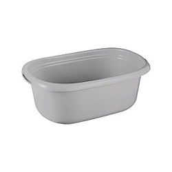 Sunware Basic wasmand 40 liter zilver 65x44x25cm kunststof
