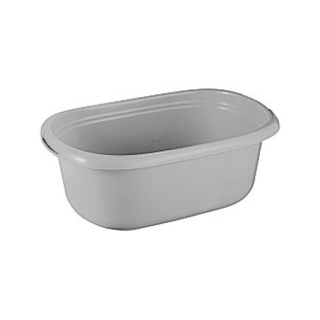 Sunware Basic wasmand 40 liter zilver 65x44x25cm kunststof