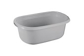 Sunware Basic wasmand 40 liter zilver 65x44x25cm kunststof