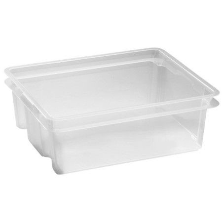 Allibert Crownest opbergbox transparant - 17 L 43x36x23.5cm