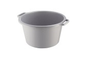 Sunware Basic bac 20 litres argent diamètre 42x23cm plastique