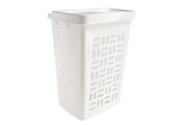Boîte à linge Sunware Basic 60 litres en plastique blanc 44,5x33x60cm