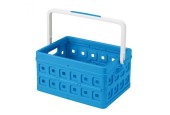 Sunware Sqaure Caisse de courses 24 litres avec poignée bleu 44x31,5x21cm