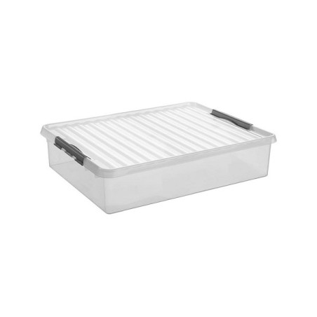 Sunware Q-line bedbox 60 liter transparant 80x50x18 cm ZONDER WIELEN