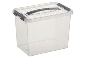 Sunware Q-line boîte de rangement moyenne 9 litres transparent 30,7x20x22,3cm