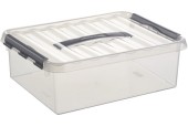 Sunware Q-line opbergbox 10 liter transparant 40x30x11cm