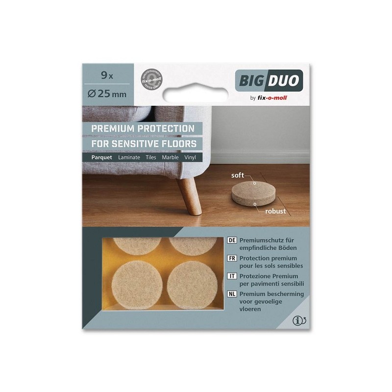 Fix-o-moll big duo 25mm 9 stuks