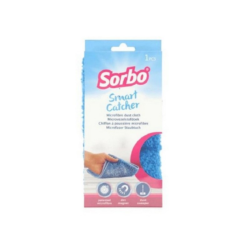 Sorbo Duster microfibre 23x28cm bleu