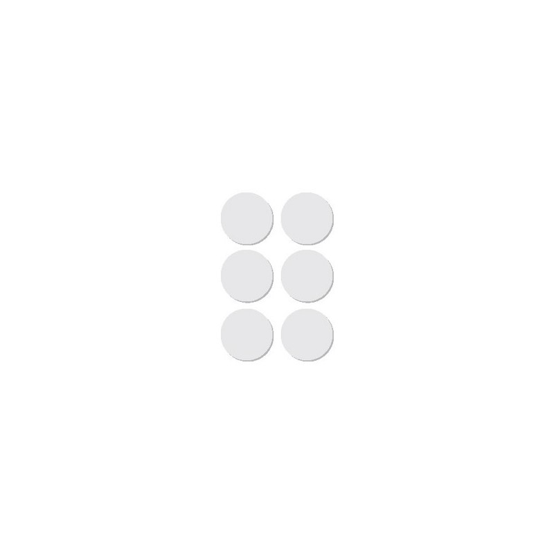 Apli etiketten rond 32mm wit pak a 36 stikers