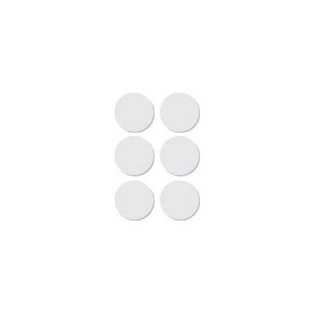 Apli etiketten rond 32mm wit pak a 36 stikers
