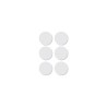 Apli etiketten rond 32mm wit pak a 36 stikers