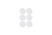 Apli etiketten rond 32mm wit pak a 36 stikers