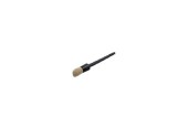 Brosse remise ronde noire 14 avec poils de porc