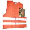 Gilet de sécurité à vie (gilet) orange M-XXL