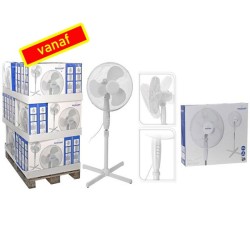 Ventilateur trépied diamètre 40cm 3 positions et réglable en hauteur 45 Watt