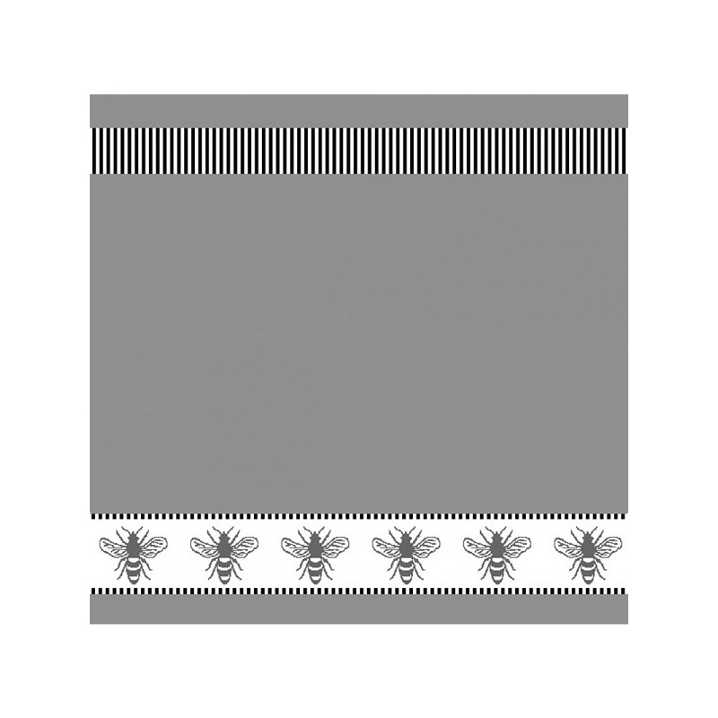 DDDDD Keukendoek Honey grijs 50x55cm 6 stuks