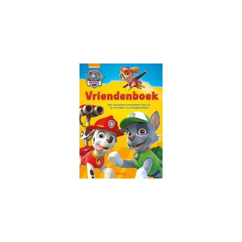 Livre d'amis Deltas Paw Patrol
