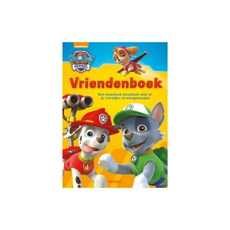 Livre d'amis Deltas Paw Patrol