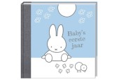 Livre à remplir bleu du premier annuaire de Miffy Baby