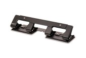 Perforateur Kangaro 4 trous noir max 12 feuilles, 0,55mm