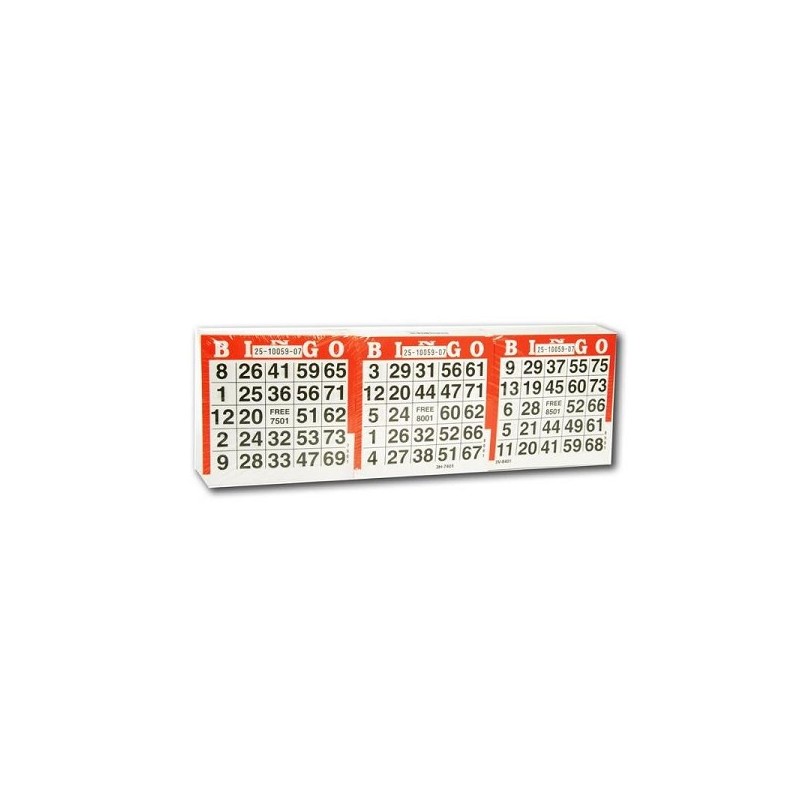 Bingokaarten 1500 vel
