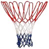 Basketbalnet rood/wit/blauw, los net, exclusief ring