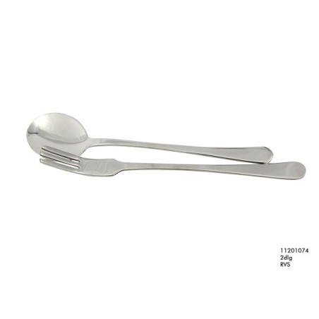 Couverts à spaghetti 2 pièces en acier inoxydable