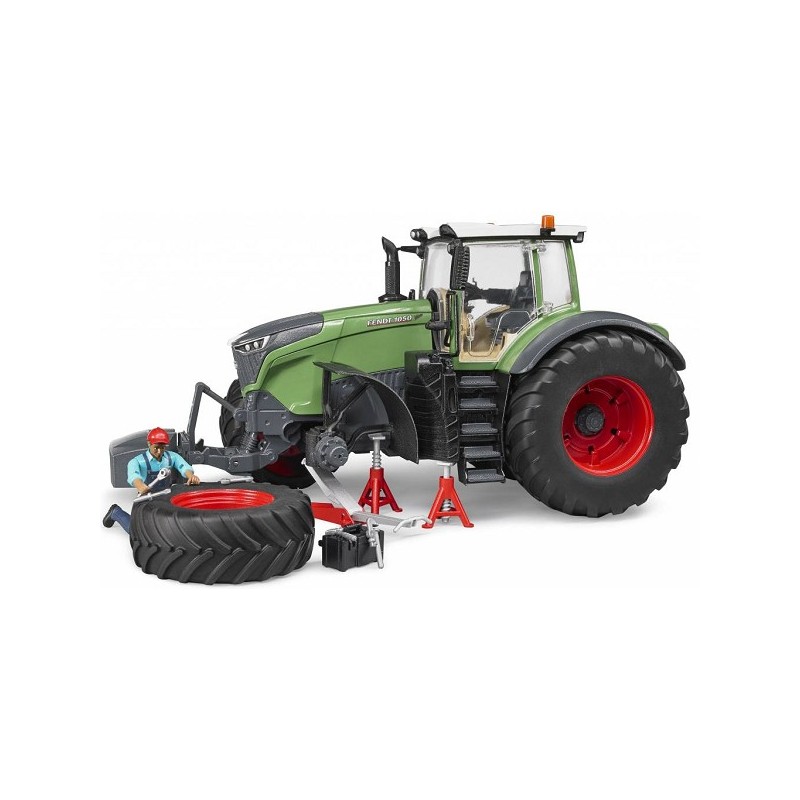 Bruder Fendt 1050 Vario tractor met monteur en accessoires