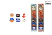Toi Toys Piraten gummen in vensterdoos 6 stuks