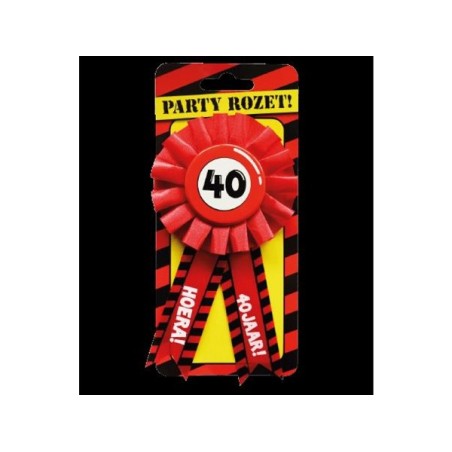 Rosaces de fête Paperdreams - 40 ans