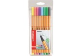 Stabilo point 88 pastel 0,4 mm etui a 8 stuks