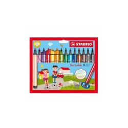 Stabilo Trio Scribbi etui a 14 st